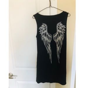 Angel wings short dress